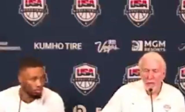 NBA比赛直播-被记者破防真急了？这次美国球迷没有站在波波一边